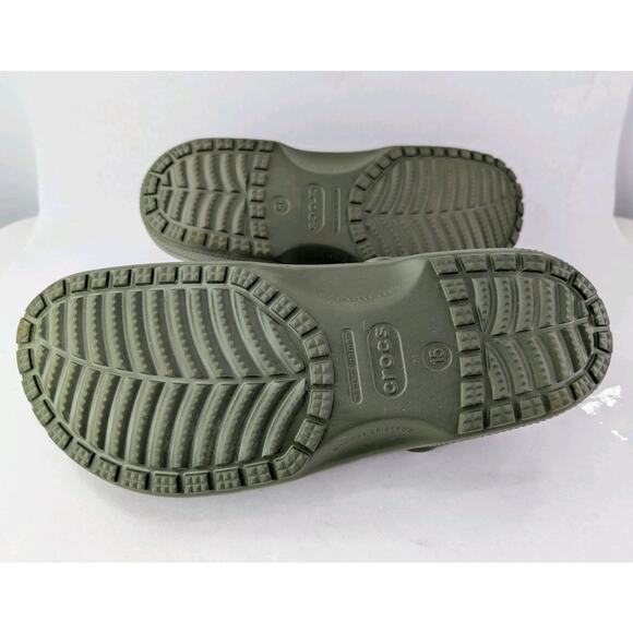 Crocs Men's Classic Clog Army Green Size 15 - Picture 5 of 7